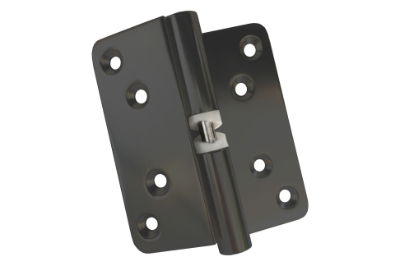 0267101DG - LH IN/RH OUT DARK GREY SINGLE HINGE WITH SCREWS